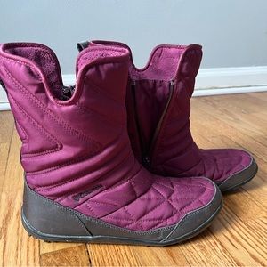 Columbia Zip Waterproof Winter Boots Size 10